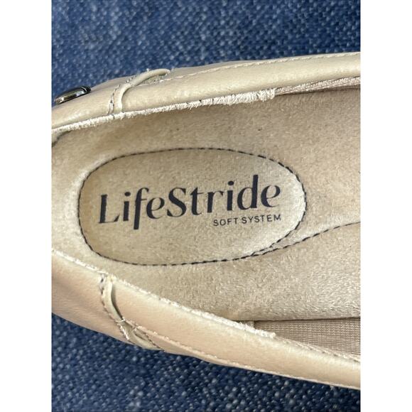 LifeStride Women's Diverse Flats Soft System Tender Taupe Size 8m Round Toe - Picture 8 of 10